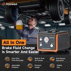 Rt1000 Car Brake Fluid Bleeder Bleeding Machine Electric Brake Oil Exchanger Set