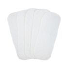 5pcs Cotton Cloth Baby Diapers Inserts Liners 3 Layers Reusable Newborn Nappy J