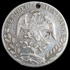 Mexico Second Republic 8 Reales 1888 Zs Fz Zacatecas Mint