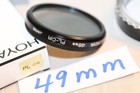 New Vtg Hoya 49mm Pl-cir Circular Polarizer Filter 49mm Circular Polarizer F dsl