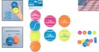 Assorted Color Squeaky Dog Balls - Perfect For Outdoor Play   Bonding  4 Count
