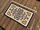 Nice Vintage Two Gray Hills Navajo Rug 33   By 19 1 2    Very Tight Weave
