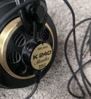 Vintage Akg K240 Studio Monitor Over Ear Headphones 600 Ohms Made In Austria