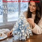   handmade Diy Beaded Christmas Tree Desktop Ornament Craft Kit  
