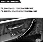 2 X Interior Door Pull Handles For Bmw F32 f33 f36 f82 f83 2014-2017