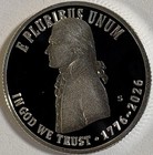 2026 S Declaration Of Independence Semiq 99 9  Silver Quarter 25c   999 Fine