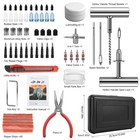 84pcs Heavy Duty Tire Plugs Flat Tire Repair Patch Kit With Vacuum Tool