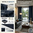 Blackout Curtains Bedroom 2 Panels Linen Room Darkening Grommet 84 