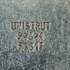 Unistrut P2324 Swival Plate Strut Bracket W   3  1 2  Hole - 2 Count