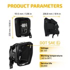 For Dodge Ram 1500 2013 2014 2015 2016 2017 2018 Black Bumper Led Fog Lights