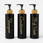 Umadeus Shampoo And Conditioner Dispenser - Essentials Toiletry Bottles Set