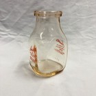 Vintage Smith Dairy Half Pint Milk Bottle Clear Glass