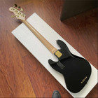 Custom 5-strings Electric Bass Guitar Black S Pickups Maple Fretboard Bass