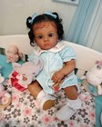 23  Ethnic Biracial Reborn Baby Doll Lifelike African American Black Reborn Girl