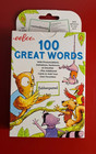 Eeboo 100 Great Words Flash Cards For Kids  educational Toy  New  Free Shipping 