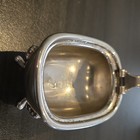 Sterling Silver Salt Cellar With Handle And Plastic Insert