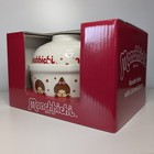 Monchhichi Ceramic Noodle Bowl With Lid And Spoon Ramen Kawaii Gift Set New