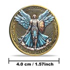 The Archangel Michael Watches Over Us Christian Challenge Coin