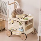 Robud Wooden Baby Walker With Wheels Baby Activity Center Toys For Toddler