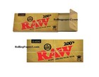 1 Pack Of Raw 200 s Classic King Size Slim Flat Pack - Uncreased Rolling Papers
