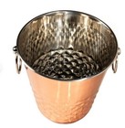 Nib Jinkys Stainless Steel Copper Finish Champagne Ice Bucket Wine Cooler