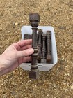 24 Original Antique Spindles - Nice Patina- Repurpose Or Restore Material