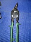 Snap-on Avsr10 Aviation Tin Snips Offset Metal Cutter Usa Green Handle
