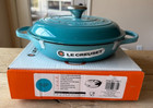Le Creuset Signature Braiser Shallow Casserole 2 25 Qt 10 25 In Caribbean New