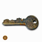 Vtg Master Lock Co  1933 World   s Fair Key    keep Me For Good Luck    Original