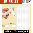 1000pcs Classic Jewelry Price Tags Label Self Adhesive Rings Tags 1000 Per Roll