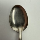 Vintage Coin Silver 900 Floral Flowers Spoon 4 75 Inches - 7g