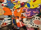 Felt Hand Puppets Learning Animals People Vehicles Storytime Preschool Lot Of 37