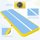 Hmtaolife Inflatable Air Gymnastics Mat Tumble Track 6 6 10 13 16 20ft Tumbling