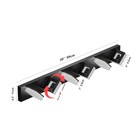 39  6 Lights Led Vanity Light Bathroom Mirror Wall Lamp Rotate Black Fixture Ul