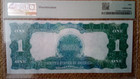 1899   1 One Dollar Large-size Silver Certificate Banknote  Au  Pmg 50 Net