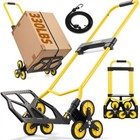 Stair Climbing Hand Truck Dolly Folding Shopping Cart With Wheels bag For Moving