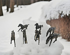 Vintage 1960 s   70s Lot Of 15 Horses Marx Mpc Tim Mee Plastic Great Condition 