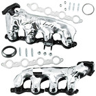 Pair Exhaust Manifolds Lh rh For 1999-2013 Chevy Silverado Gmc Sierra 1500 H2