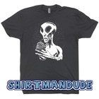 Alien Graphic T Shirt Drinking Ufo Tee Area 51 Roswell New Mexico Cryptozoology