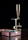  cary Gould-type  Pocket Microscope By Cary  London  C 1830