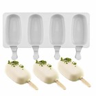 Silicone Ice Cream Mould Popsicle Lolly Frozen Dessert Maker Cakesicles Tray 4