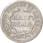 1851-p Seated Liberty Half Dime Great Deals From The Executive Coin Company