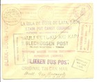 Tonga 1938 - Cover   Tin Can Canoe Mail - F vf --  1 