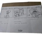 Spongebob Squarepants Original Production Storyboard  have You Seen This Snail 