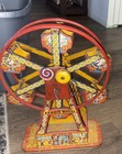 1930 s Vintage J Chein Co Tin Wind-up Ferris Wheel Hercules Mechanical Litho Usa