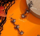 Spider Earrings Halloween Fashion Jewelry Fast Free Shipping 3 2 Inch
