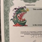 Tmp  monster  Worldwide Specimen Stock Certificate-very Rare vf