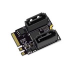 M2 To Sata 3 0 Pci-e3 0 Card Key A  e Wifi M 2 To Dual Port Sata Adapter Card M