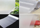 12  X 48  Frosted Glass Film Static Cling Office Bathroom Window Tint 1ft X 4ft