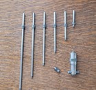 Vintage L  S  Starrett No  124-a  Inside Micrometer Set W  6  Rods  2-8     Box